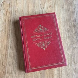 Richard Evans’ Quote Vintage Book